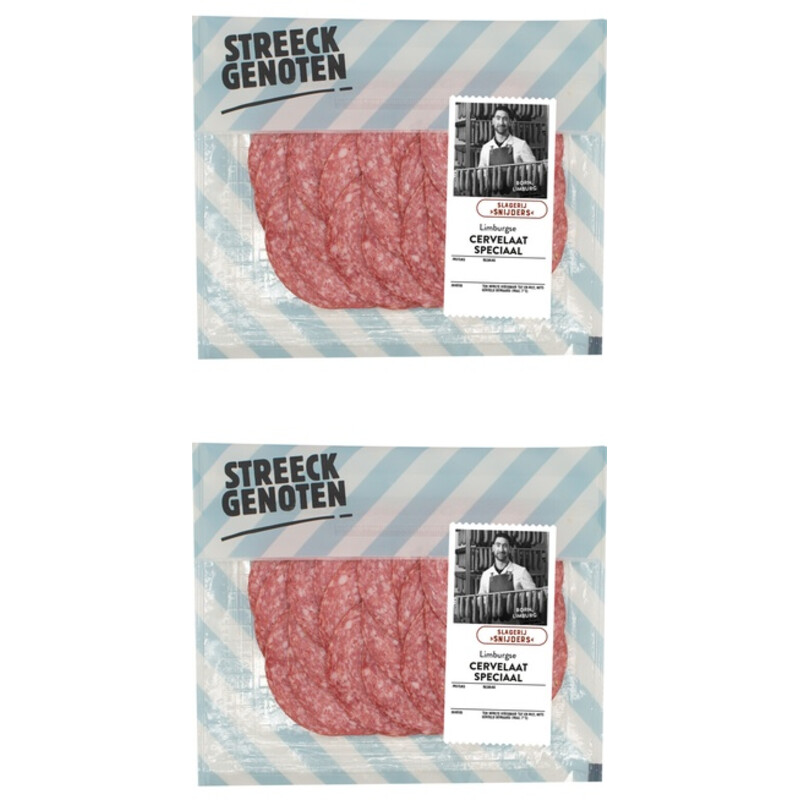 Streeckgenoten Cervelaat speciaal 2-pack