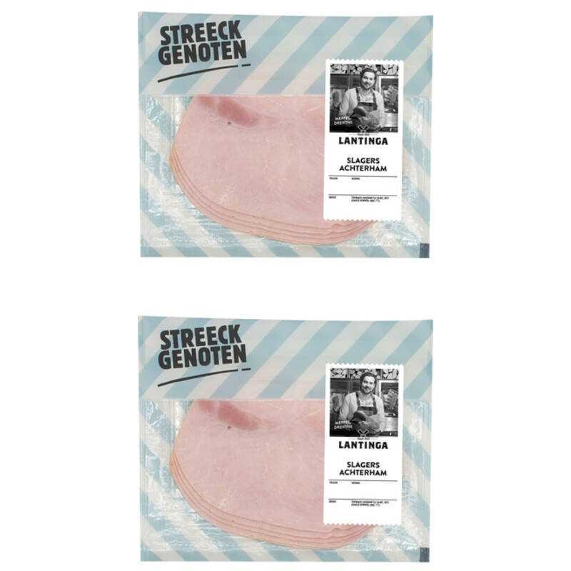 Streeckgenoten Slagers achterham 2-pack