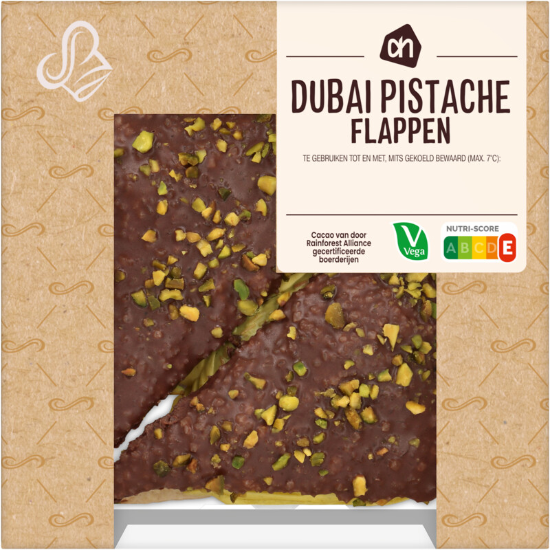 AH Dubai pistache flappen