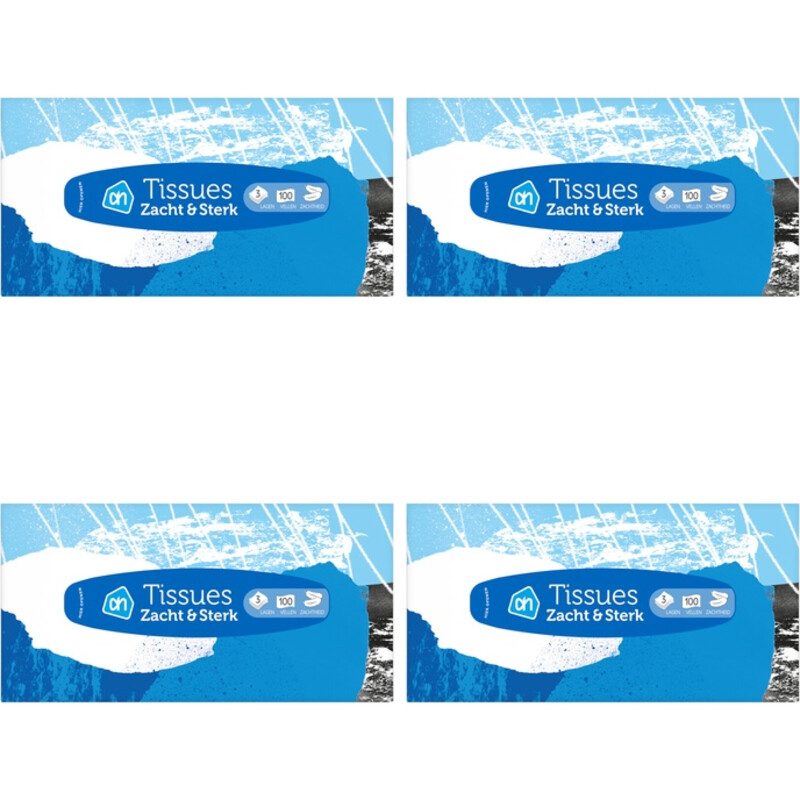 AH Tissues zacht & sterk 4-pack