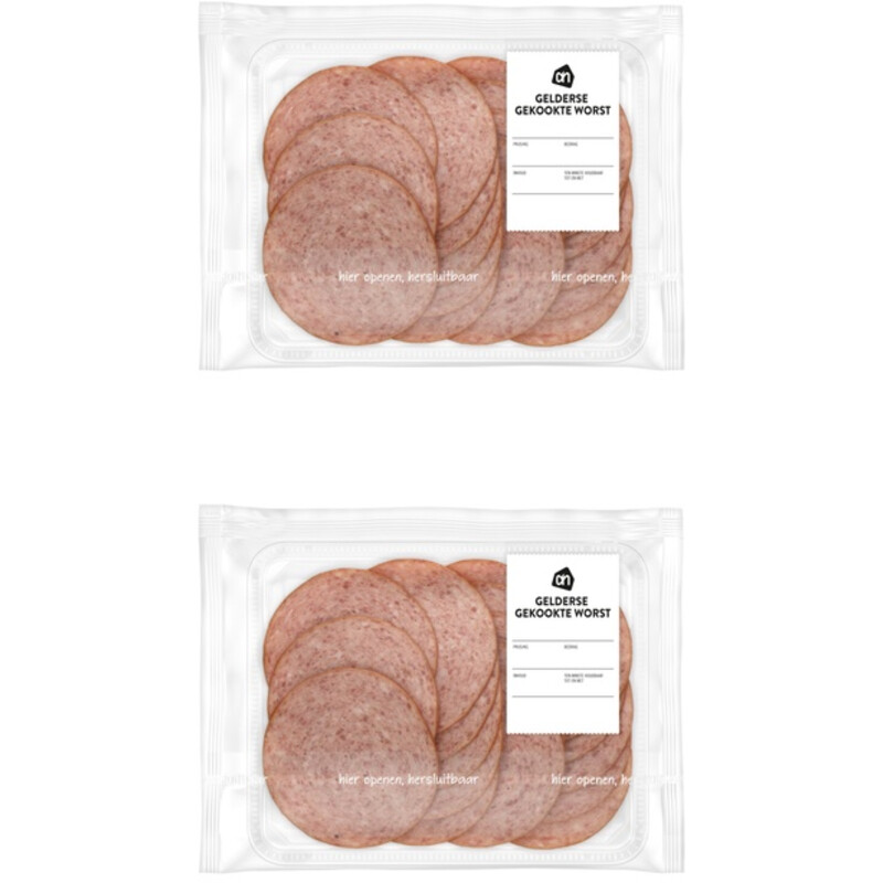 AH Gelderse gekookte worst 2-pack
