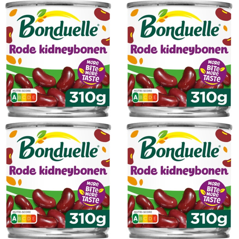 Bonduelle Rode kidneybonen 4-pack