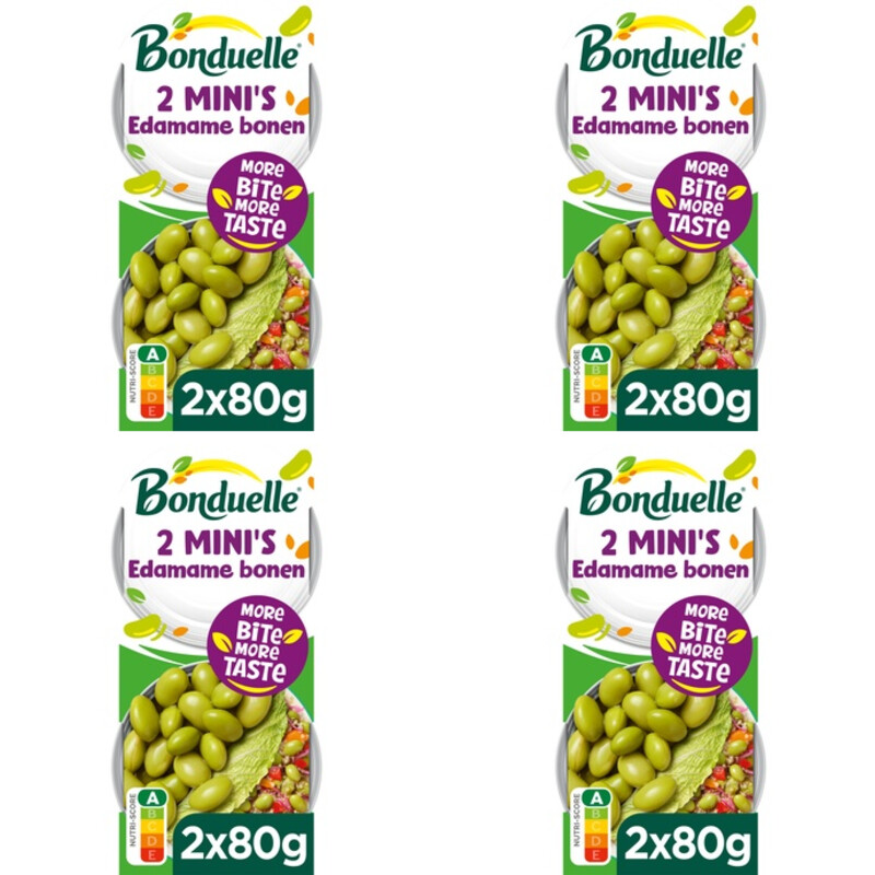 Bonduelle Edamame bonen 2 mini's 4-pack
