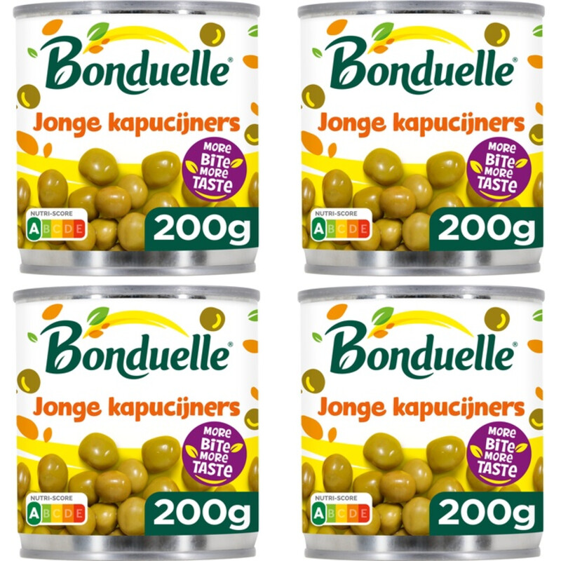 Bonduelle Jonge kapucijners 4-pack