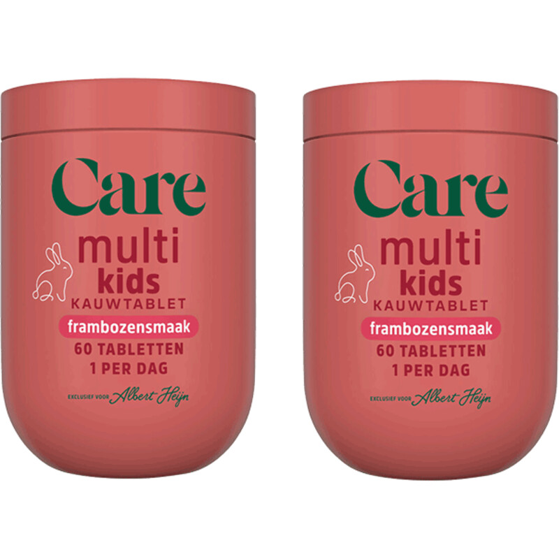 Care Multi kids frambozensmaak 2-pack