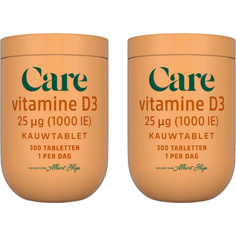Care Vitamine D3 25µg 2-pack