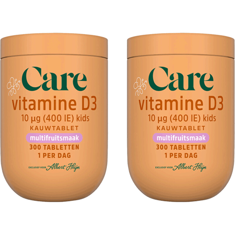 Care Vitamine D3 10µg kids 2-pack