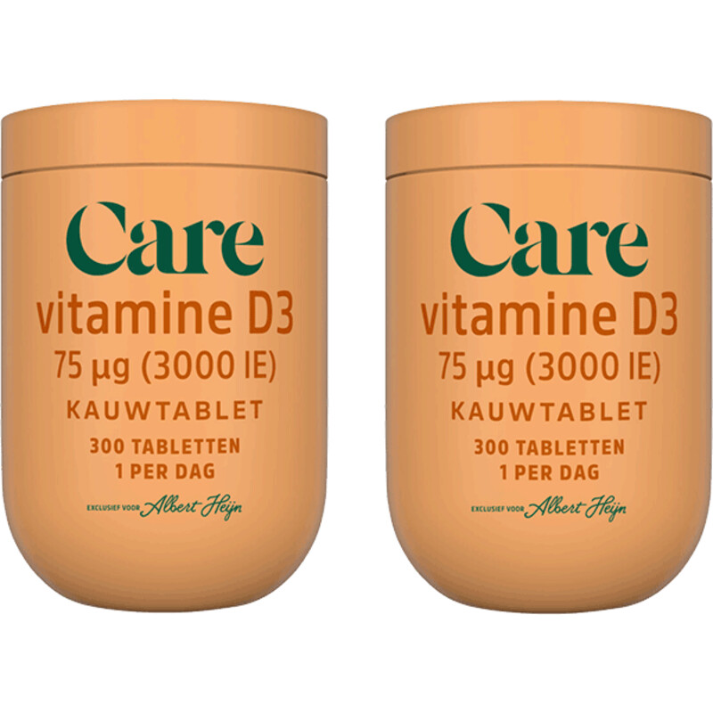 Care vitamine D3 75µg 2-pack
