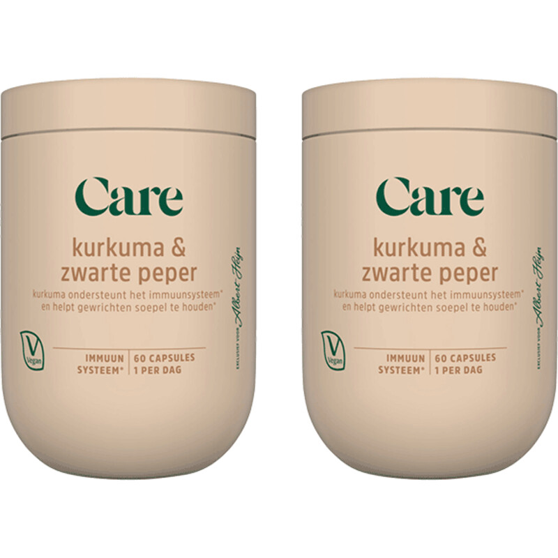 Care Kurkuma & zwarte peper 2-pack