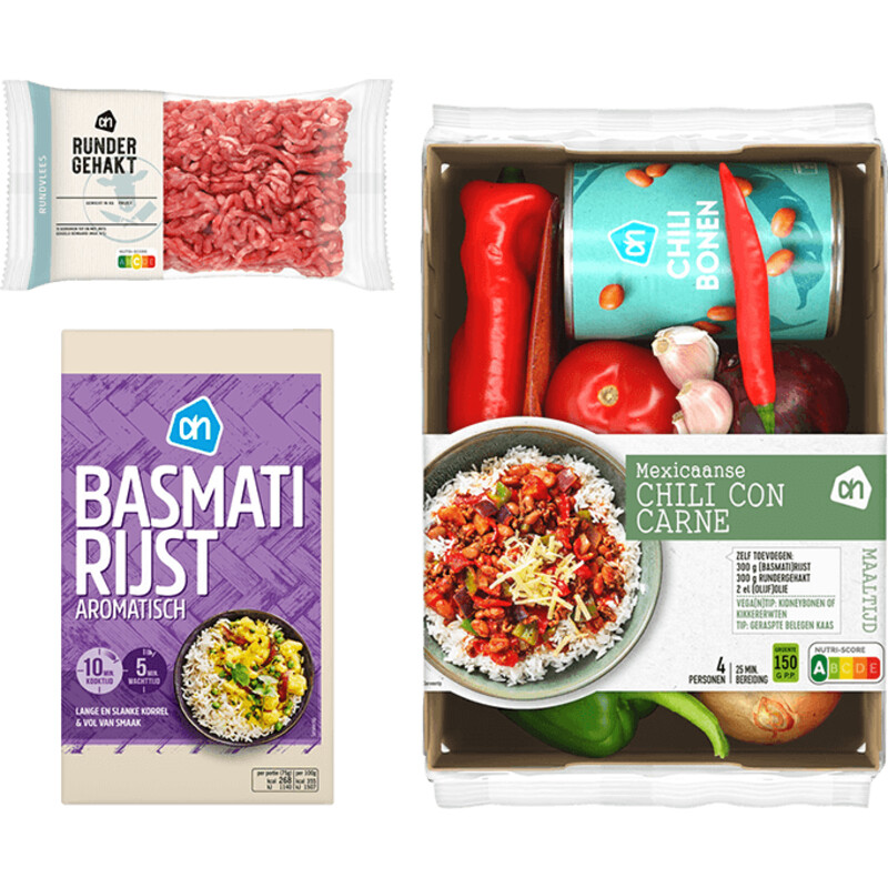 AH Mexicaanse Chili Con Carne Verspakket