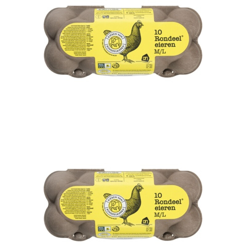 AH Rondeel eieren M L 2-pack