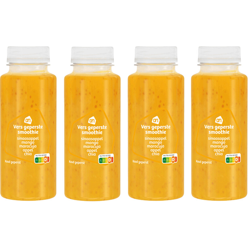 AH Verse smoothie sinaasappel mango 4-pack