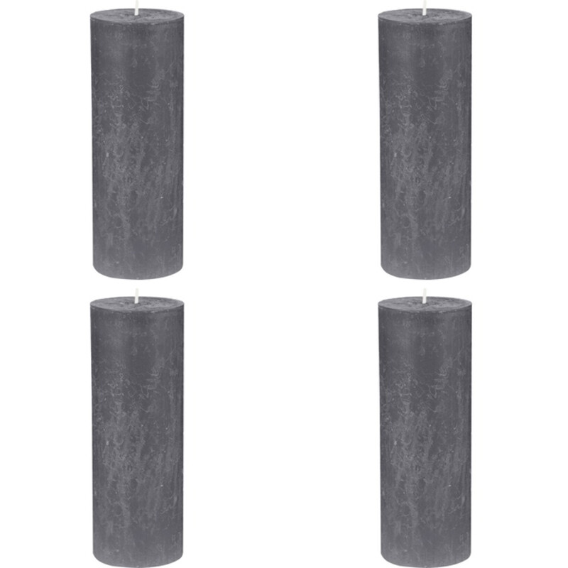 AH Rustiek 7x19cm antraciet 4-pack