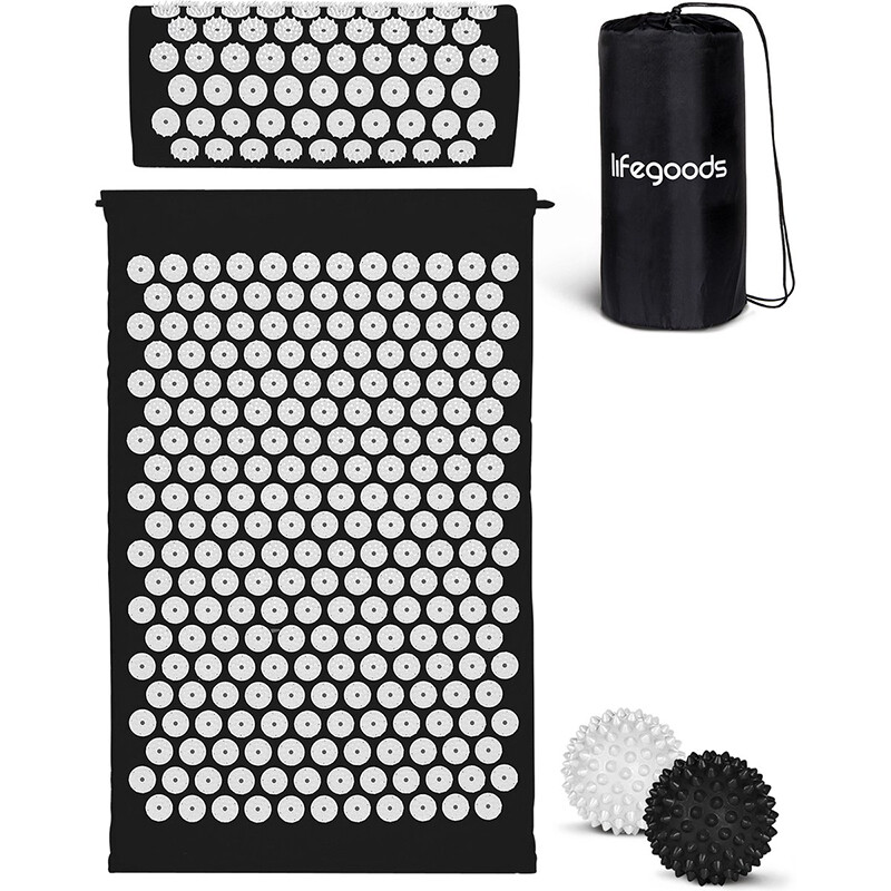 Lifegoods Accupressure mat zwart-wit