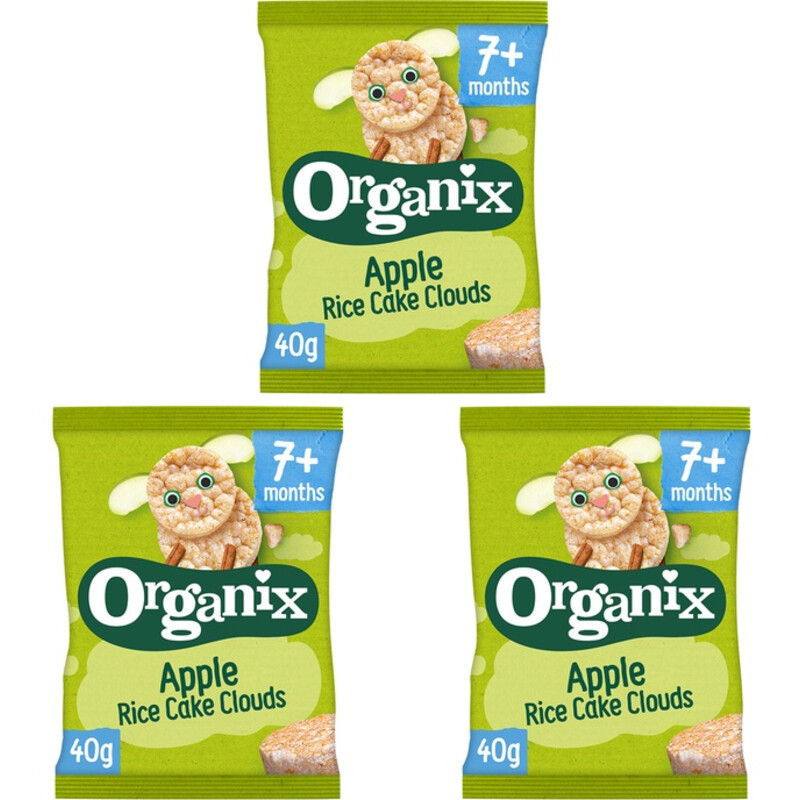 Organix Bio Babysnack Appel 7+m 3-pack