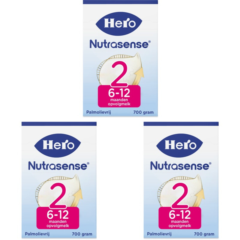 Hero Nutrasense 2 Opvolgmelk 3-pack