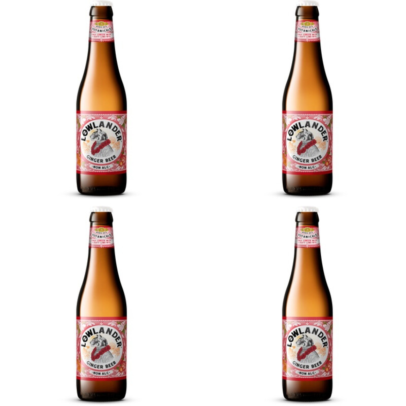 Lowlander Ginger beer non-alc 4-pack