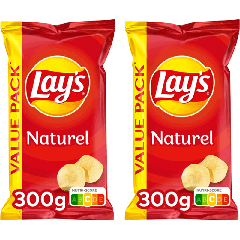 Lay's Naturel value pack 2-pack