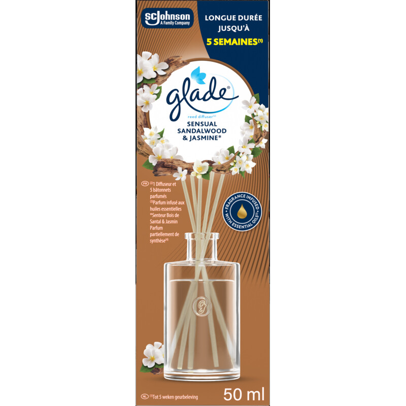 Glade Geurstokjes sandalwood & jasmine