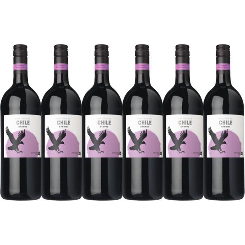 AH Stevige Chileense huiswijn rood 6-pack