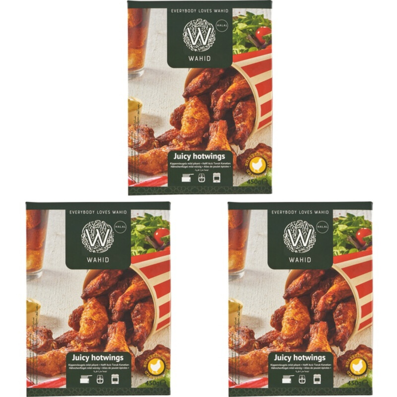 Wahid Juicy hotwings 3-pack