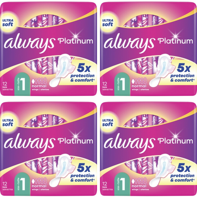 Always Maandverband Platinum 4-pack