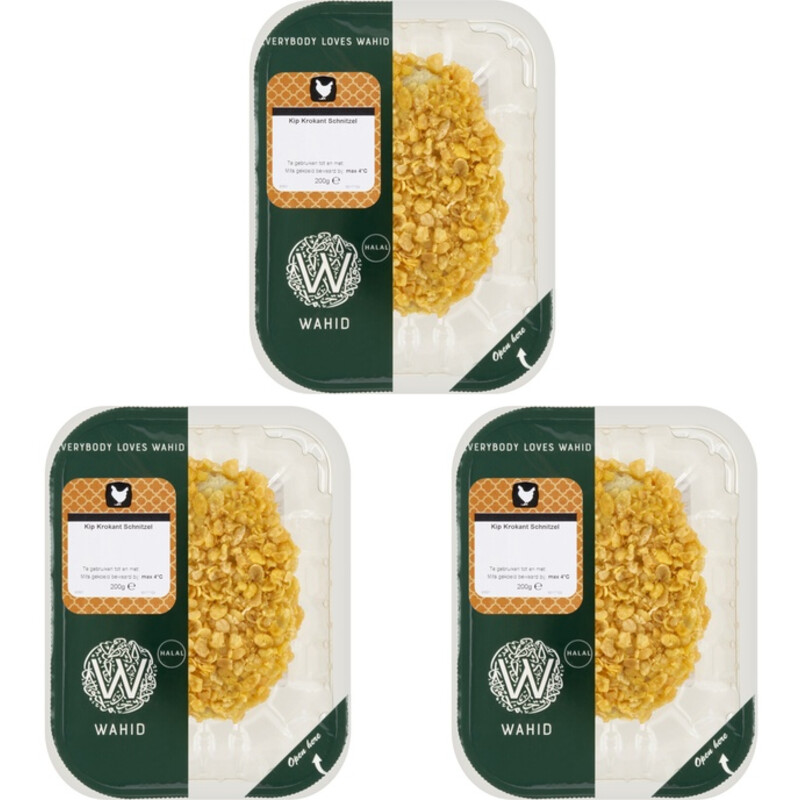 Wahid Kipkrokantschnitzel 3-pack
