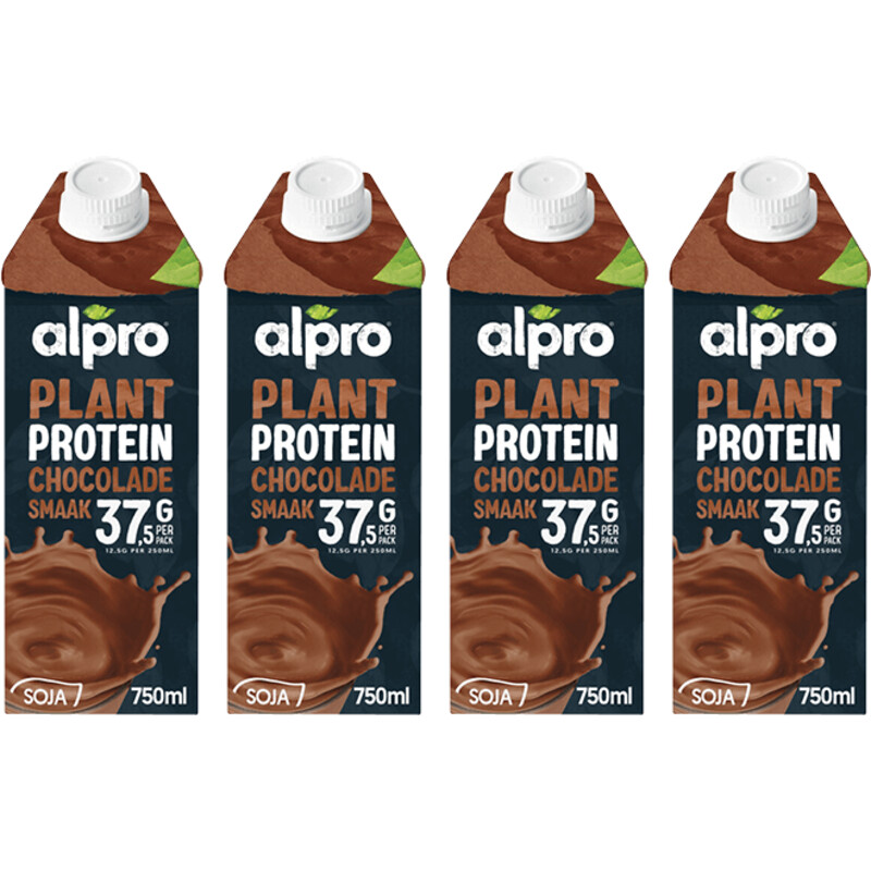 Alpro Protein sojadrink chocolade 4-pack