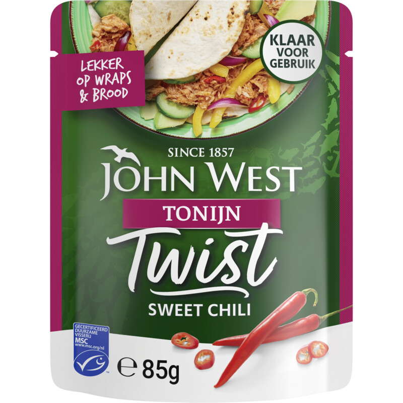 John West Twist tonijn sweet chili MSC