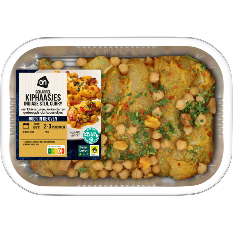 AH Ovenschotel kiphaasjes Indiase stijl