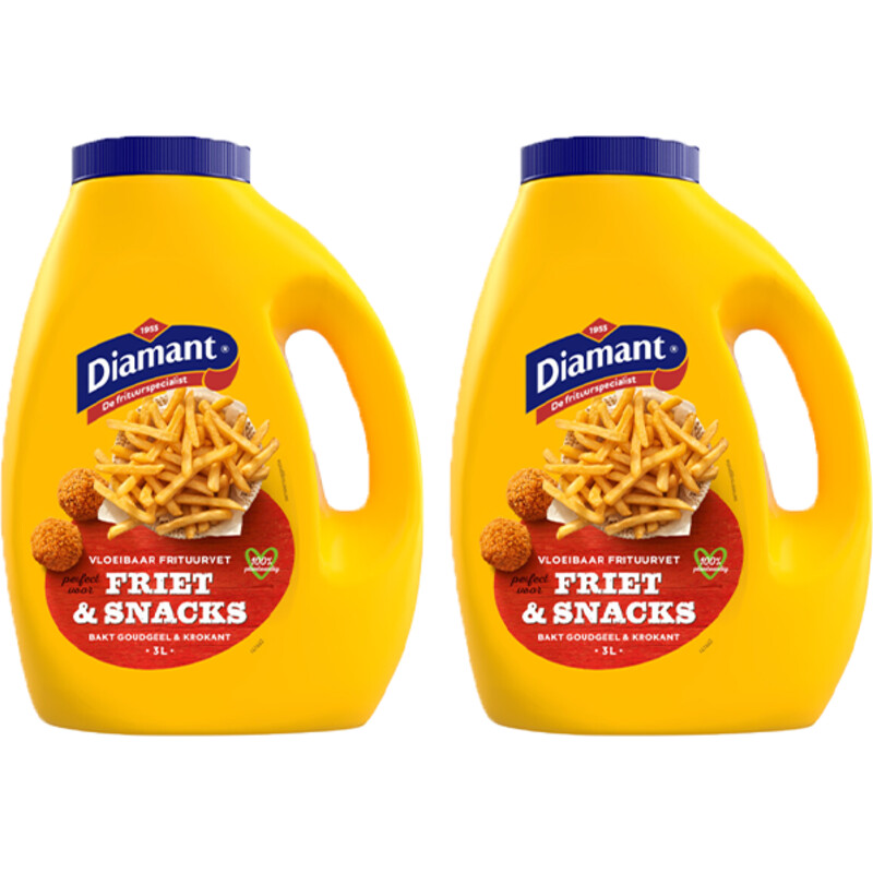 Diamant Friet & snacks frituurvet 2-pack