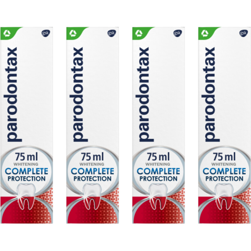 Paradontax Complete protection whitening 4-pack