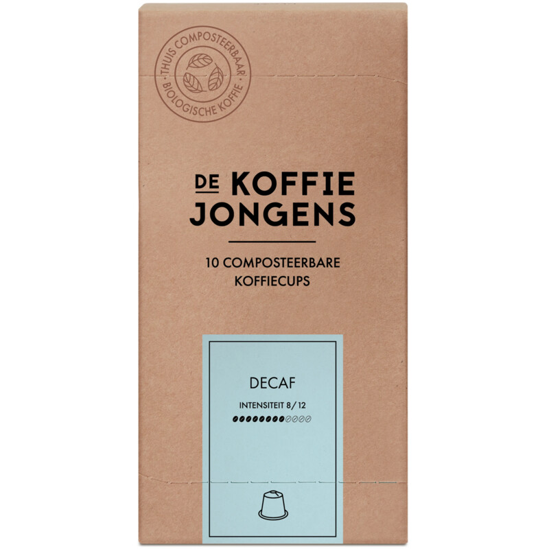 De Koffiejongens Decaf capsules