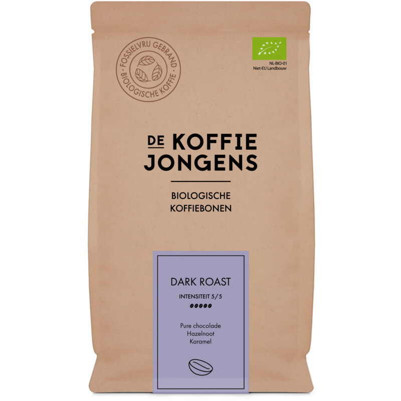 De Koffiejongens Dark roast koffiebonen