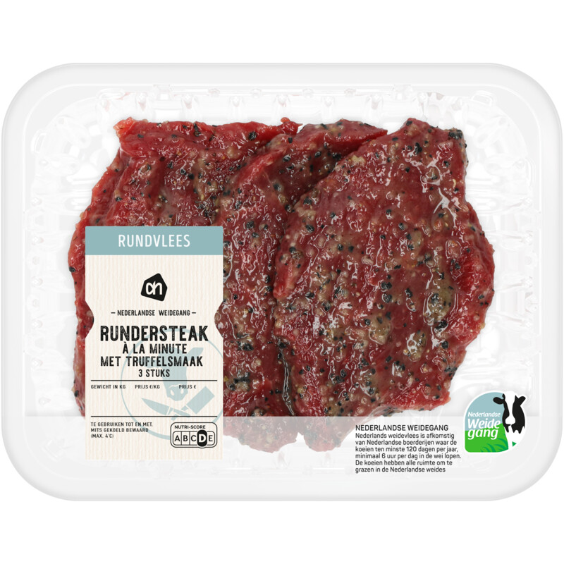 AH Rundersteak à la minute black pepper