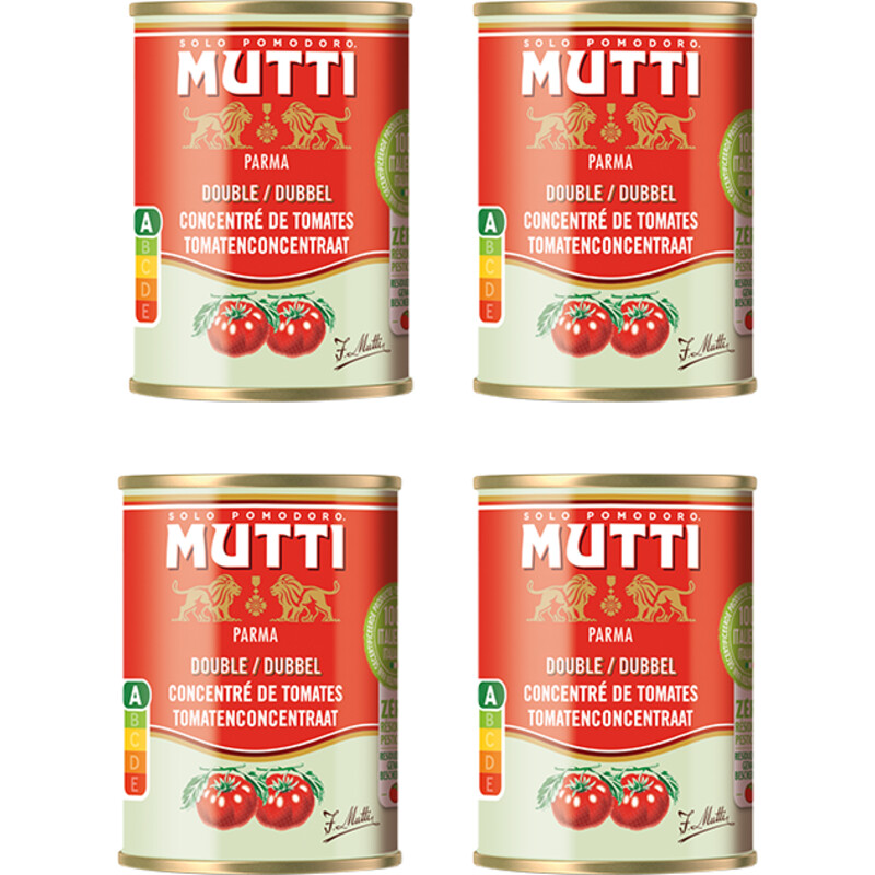 Mutti Tomaten concentraat dubbel 4-pack