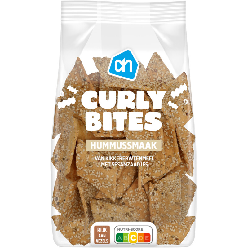 AH Curly crackers hummussmaak