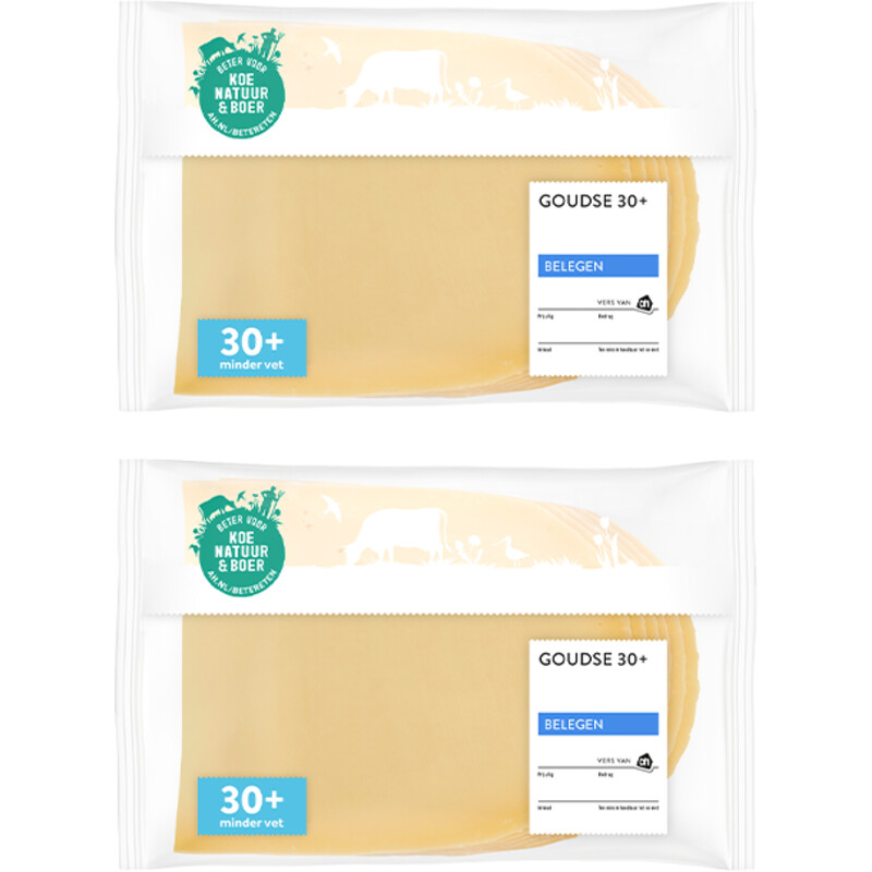 AH Goudse belegen 30+ plakken 2-pack