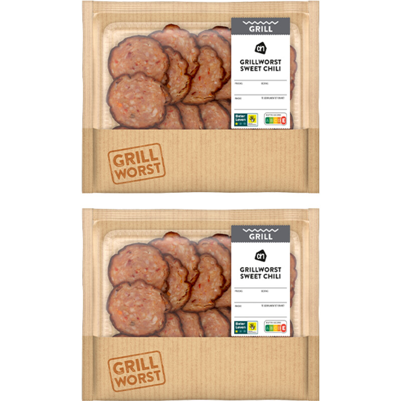 AH Grillworst sweet chili 2-pack