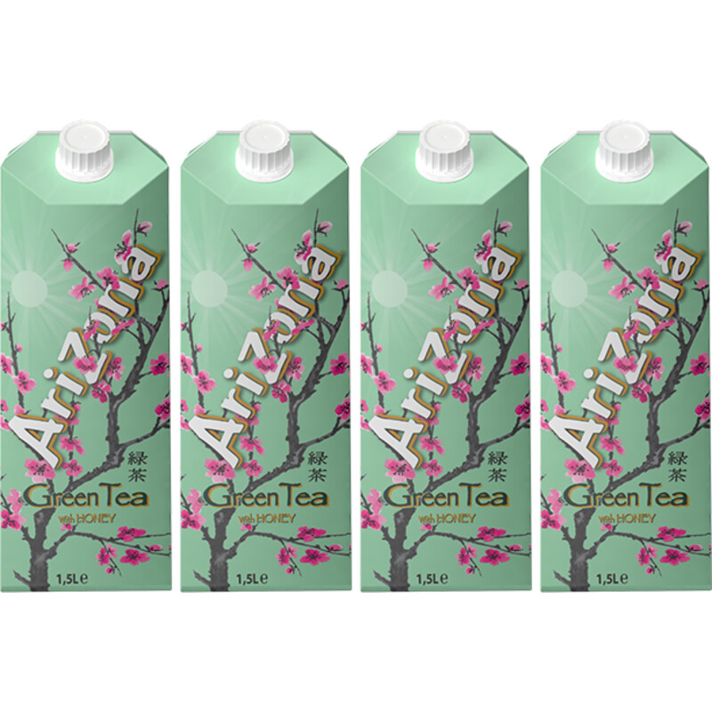 Arizona Green tea with honey 4-pack