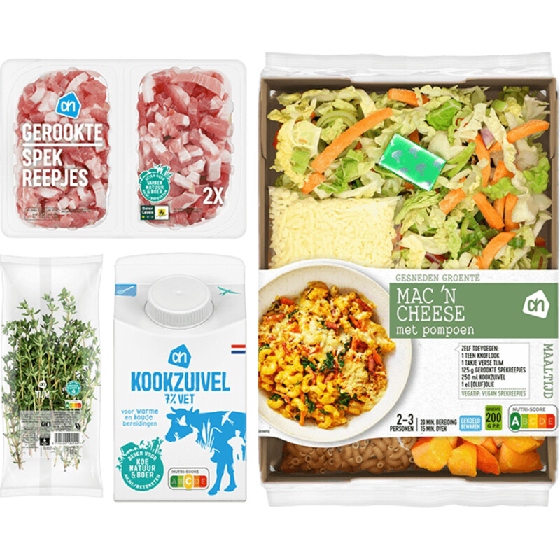AH Gesneden Mac 'n Cheese Verspakket