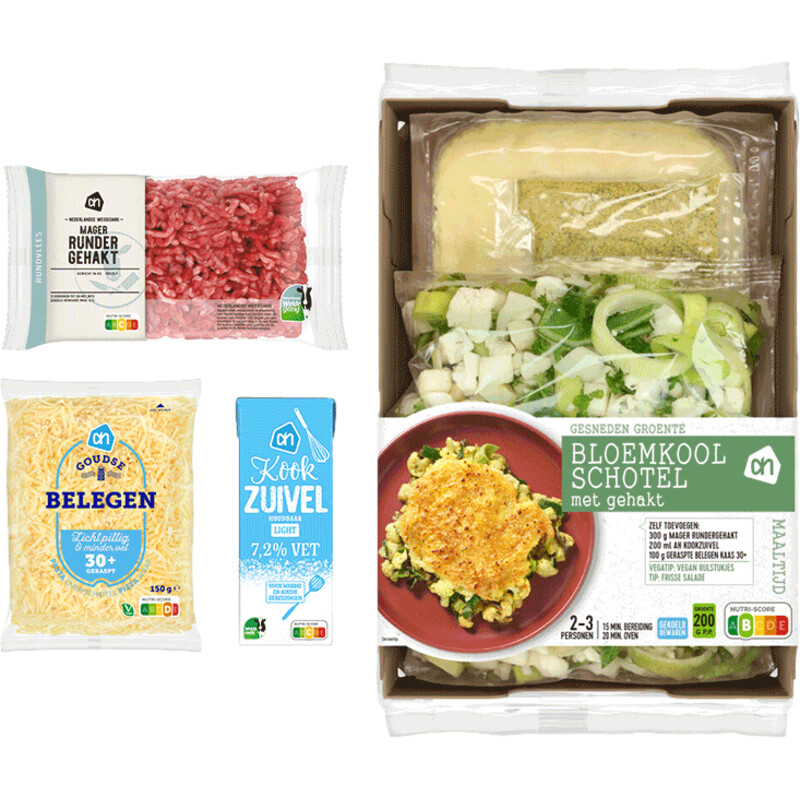 AH Gesneden Bloemkoolschotel Verspakket