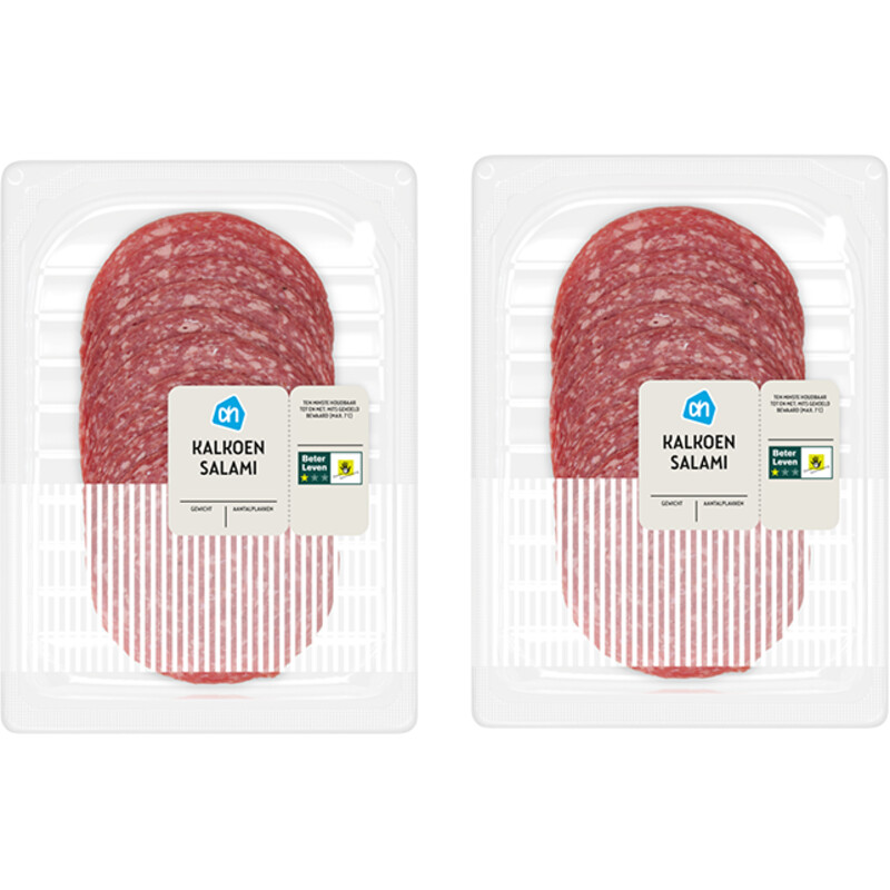 AH Kalkoensalami 2-pack