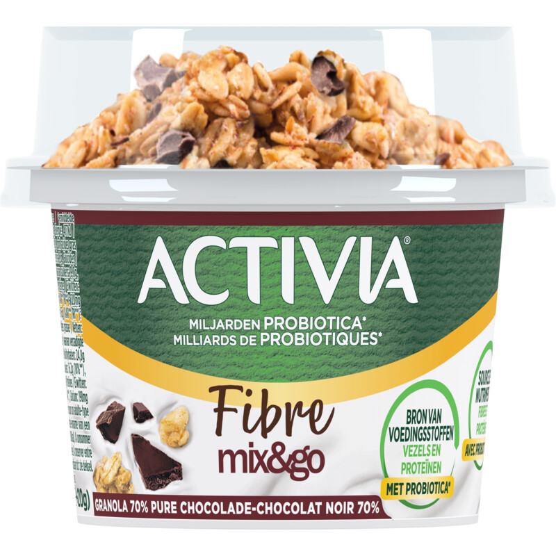Activia Mix & go granola dark chocolate