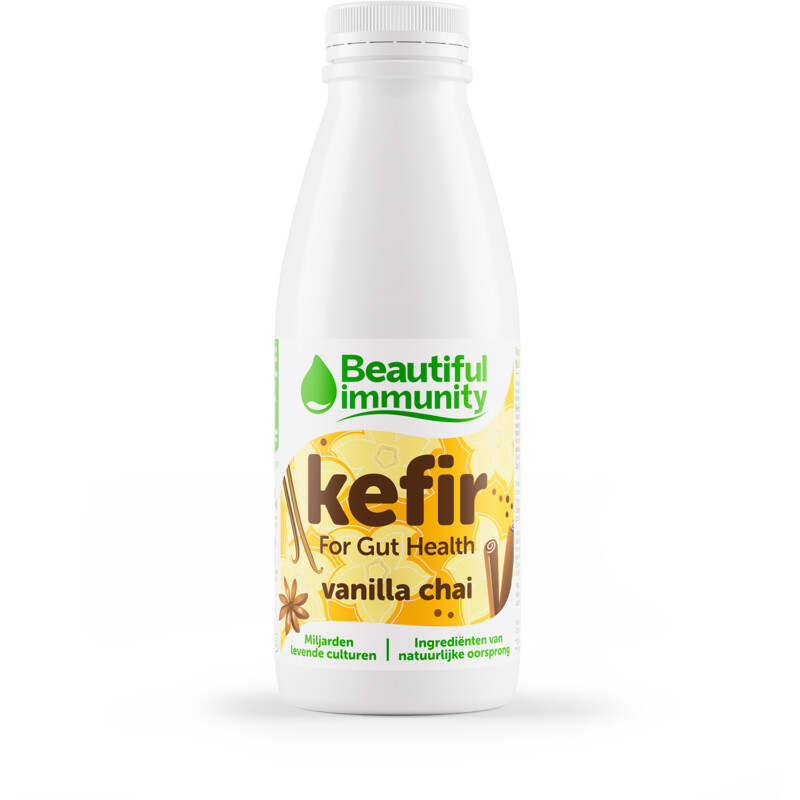 Beautiful Immunity Kefir drink vanilla chai
