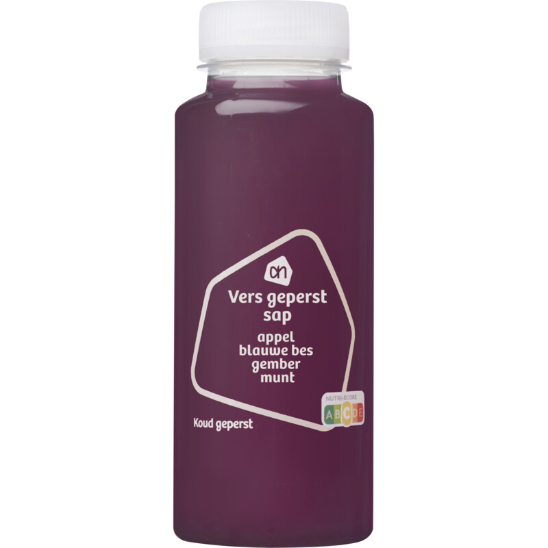 AH Vers geperst sap appel blauwe bes gember