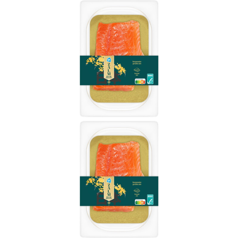 AH Zalmhaas gerookt 2-pack