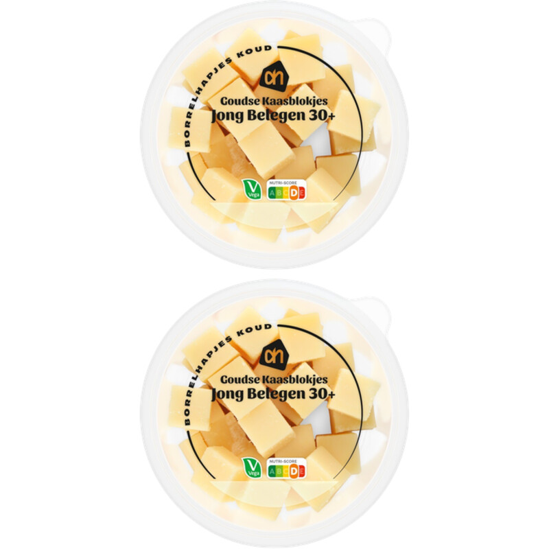AH Kaasblokje jong belegen 30+ 2-pack