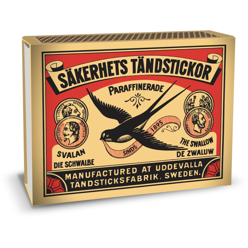 De zwaluw Lucifers 4-pack