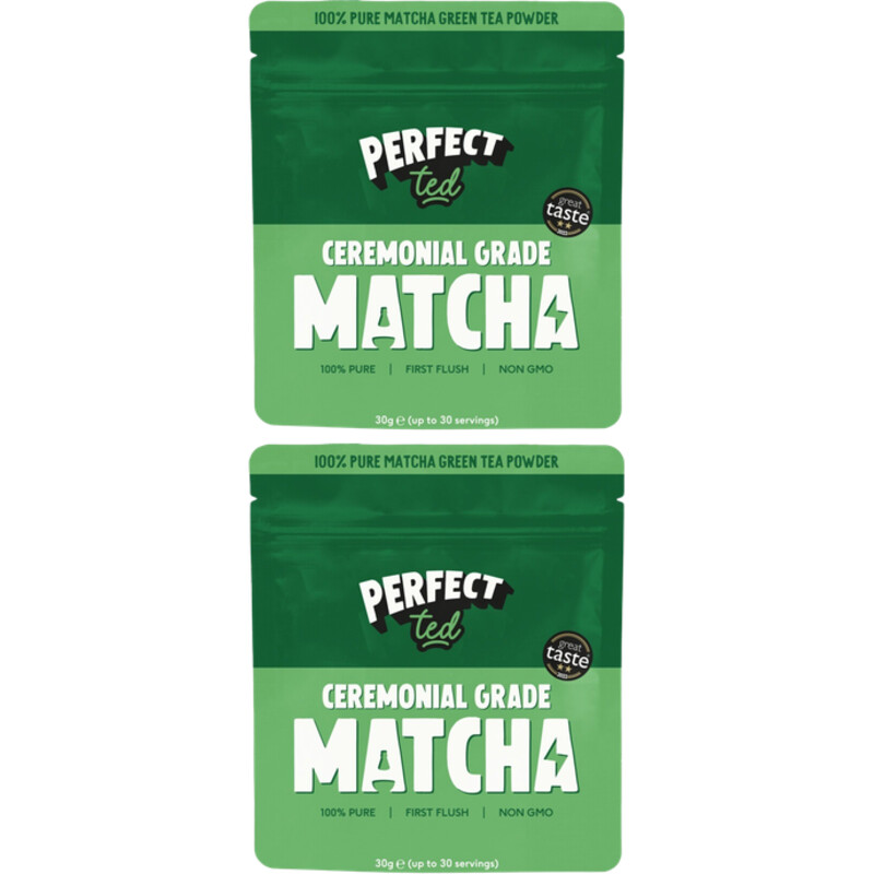 Perfect Ted organic matcha powder 2-pack